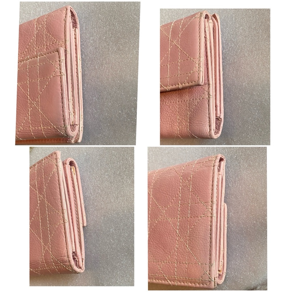 Dior Lady Dior pink Wallet - Picture 9 of 10